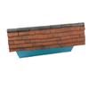 1:24th Scale Miniature Model Dollhouse Diorama 1/2 Round Ridge Roof Tiles Trim in Weathered Grey view 4