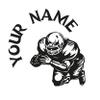 American Football Wall Decal - Personalized Custom Football Decor with Funny Name - Perfect Boy Room Decor view 3