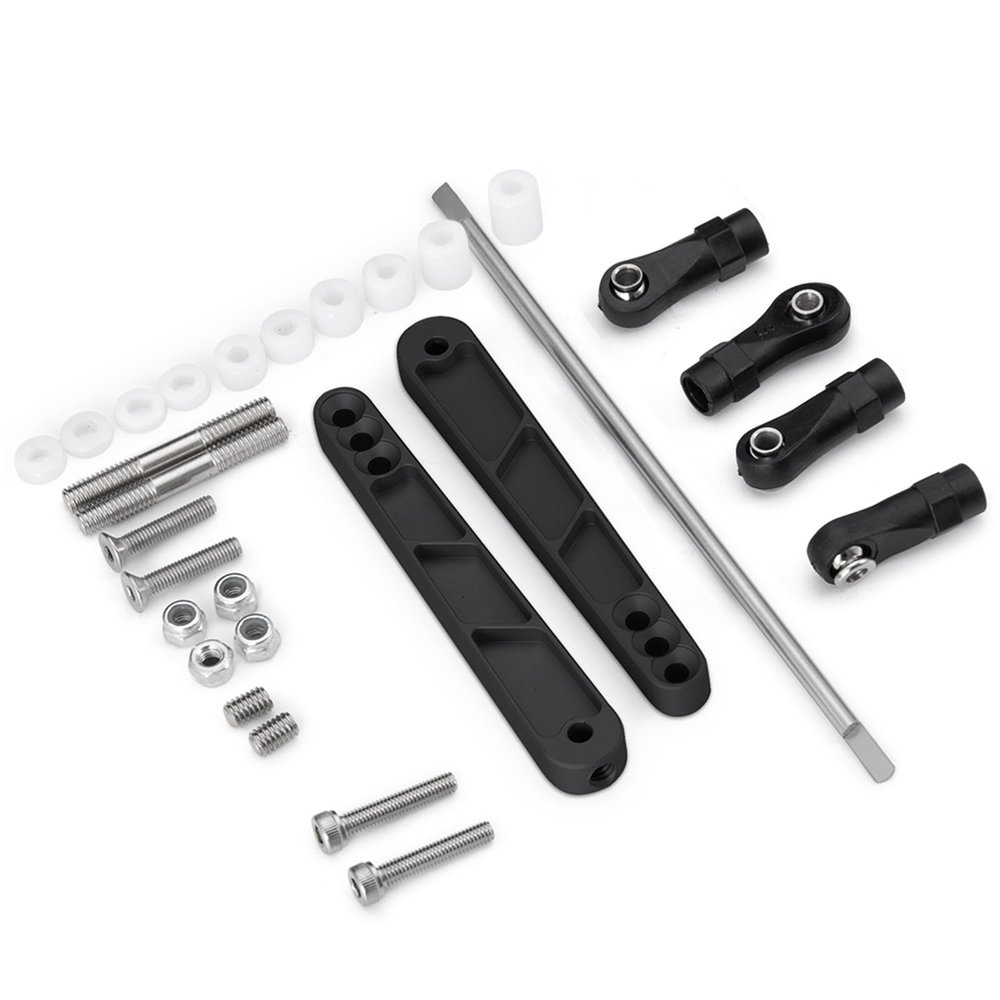 DAYUDDRICAR RC Car Anti-Tilt Rod with Ball Head Kit for Wraith RR10 90048 90053 1/10 RC Crawler Car Upgrade Part (Color : Black)