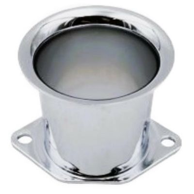 2-1/4" Chrome Steel Velocity Stack for IDF/HPMX/DRLA Standard Carburetors, Each