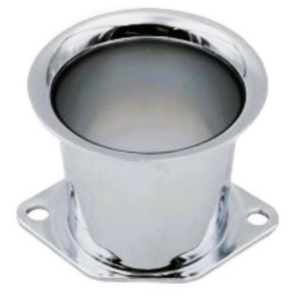 2-1/4" Chrome Steel Velocity Stack for IDF/HPMX/DRLA Standard Carburetors, Each