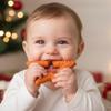 TalkTools Sensory Teeny Teether Star - Alternative to Thumb Sucking and Pacifiers, Enhances Oral Motor Awareness, Perfect for Children with Sensory Needs, Oral Development Aids (Tangerine) view 3