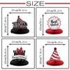 LASKYER Happy 70th Birthday Decorations,70th Bday Red Glitter Shiny Stand Honeycomb Table Centerpieces - Cheers to Seventy Years Old Birthday Party Photoprop Gift Sign. view 3