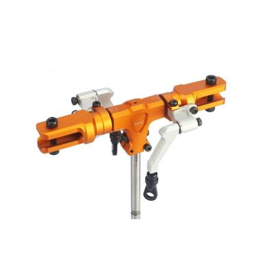 DAYUDDRICAR for Tarot 450 DFC Helicopter Parts, 450 DFC Split Locking Main Rotor Head Assembly Set TL48025-01 Black TL48025-02 Silver TL48025-03 Orange (Color : TL48025-03)