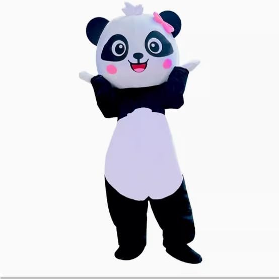 FurryWu Studio New Professional Cute Panda Christmas Party Cosplay Halloween Mascot Costume Fancy Dress