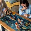 Playmat for OCG, Card Game Mat Non-Slip Rubber Base and Stitched, 24 x 14 in TCG Play Mat with Zones for CCG and Other Card Games, Pond Koi view 3
