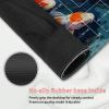Playmat for OCG, Card Game Mat Non-Slip Rubber Base and Stitched, 24 x 14 in TCG Play Mat with Zones for CCG and Other Card Games, Pond Koi view 4