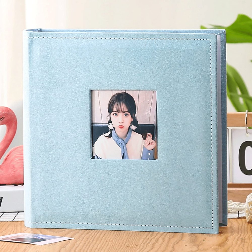 Photo Albums Album Album Album This Interstitial Large-capacity Leather Velvet 200 Albums Memorial Album Home Edition Album Album de fotos (Color : 07)