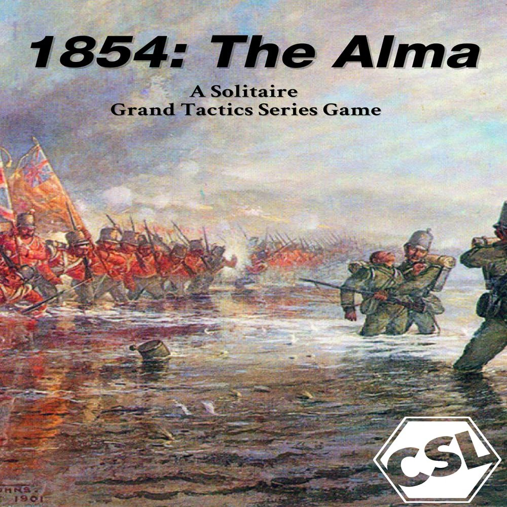 1854: The Alma - Iconic Crimean War Battle in a Solitaire Grand Tactics Minigame - Board Game