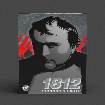 1812: Scorched Earth - Strategic Wargame of The French Invasion of Russia in 1812 - Board Game Include 22x34 Map Four Piece, 140 Counters, Rule Book, Dice
