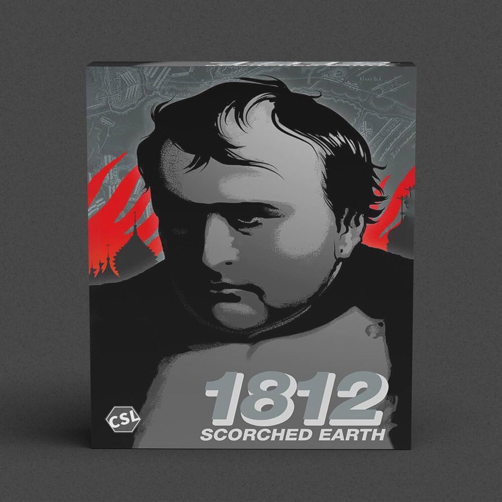 1812: Scorched Earth - Strategic Wargame of The French Invasion of Russia in 1812 - Board Game Include 22x34 Map Four Piece, 140 Counters, Rule Book, Dice