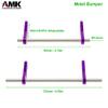 AMK Adjustable 1/10 Scale Bumper Mount Front Rear, Metal Bumper Kit with Modular Fairlead D-Ring Tow Strap for RC Crawler Axial SCX10 Element Enduro Gen7 Gen8 TRX6 TRX4 Upgrades (Purple) view 4