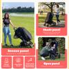 SnoozeShade Plus Extra, Stroller Sun Shade, Mosquito Net for 6m+ Babies, Blocks 99% of UV (UPF 50+) Universal Fit Blackout Sleep Cover with Peekaboo Window, Breathable Mesh Canopy for Single Strollers view 2