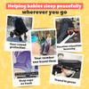 SnoozeShade Plus Extra, Stroller Sun Shade, Mosquito Net for 6m+ Babies, Blocks 99% of UV (UPF 50+) Universal Fit Blackout Sleep Cover with Peekaboo Window, Breathable Mesh Canopy for Single Strollers view 4
