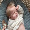 Angelbaby 19 inch Lovely Reborn Baby Sleeping Loulou Dolls Look Real Silicone Full Body Realistic Newborn Boy Doll Washable Detailed Reborn Dolls with Clothes for Child Toys view 2
