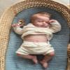 Angelbaby 19 inch Lovely Reborn Baby Sleeping Loulou Dolls Look Real Silicone Full Body Realistic Newborn Boy Doll Washable Detailed Reborn Dolls with Clothes for Child Toys view 3