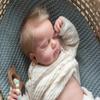 Angelbaby 19 inch Lovely Reborn Baby Sleeping Loulou Dolls Look Real Silicone Full Body Realistic Newborn Boy Doll Washable Detailed Reborn Dolls with Clothes for Child Toys view 4