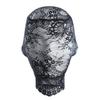 Aiffort 1Pcs Halloween Black Lace Mask Lace Skin Mask Full Face Mask for Halloween Christmas Party Cosplay Costume Props view 1
