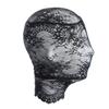 Aiffort 1Pcs Halloween Black Lace Mask Lace Skin Mask Full Face Mask for Halloween Christmas Party Cosplay Costume Props view 2