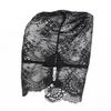 Aiffort 1Pcs Halloween Black Lace Mask Lace Skin Mask Full Face Mask for Halloween Christmas Party Cosplay Costume Props view 3