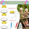 Bug Viewer for Kids 5X Magnifying Insect Observation Kit Built-in 7cm Ruler with 2 Slant Tweezers Bug Viewer Catcher Cage for Kids Science Nature Exploration (4Pack Yellow) view 3