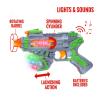 Kidplokio 2-Pack Sonic Space Blaster Toy Gun with Flashing Lights and Sounds view 2