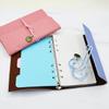 Reusable Sticker Book Sticker Book Collecting Album Won't Harm Stickers 7.4" X 4.6" Sticker Books for Kids Ages 4-8 PU Synthetic Leather Cover 6-Hole (Pink) view 3