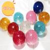 Kikeep Large Bouncy Ball 45mm for Kids Glitter Bounce Balls Party Favors Super Bouncy Balls Gift for Kids Rubber Super Bounce Ball Large for Birthday Prizes Gifts (5) view 2