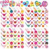 1000Pcs Valentine Stickers for Kids Valentines Party Favors Valentines Day Gifts for Kids Valentines Crafts for Classroom Card Valentines Heart Star Circle Stickers for Anniversaries Wedding 20 Sheets view 1