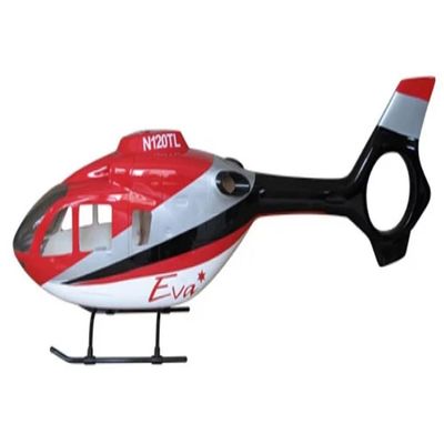 PurAr EC135 450 Pre-Painted Fuselage for 325mm Rotor Blade RC Helicopter T-REX450X