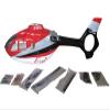 PurAr EC135 450 Pre-Painted Fuselage for 325mm Rotor Blade RC Helicopter T-REX450X view 3