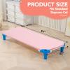 10 Pcs Cot Sheet for Daycare, 23" X 51", Pink Daycare Cot Bedding with Corner Elastic Loops for Child Boys Girls, Daycare Essentials for Toddler and Preschool, Breathable Microfiber view 2