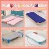10 Pcs Cot Sheet for Daycare, 23" X 51", Pink Daycare Cot Bedding with Corner Elastic Loops for Child Boys Girls, Daycare Essentials for Toddler and Preschool, Breathable Microfiber view 3