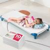 10 Pcs Cot Sheets for Daycare, 23" X 51", White Daycare Cot Size Sheet with Corner Elastic Loops for Child Boys Girls, Daycare Essentials for Toddler and Preschool view 1