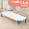 10 Pcs Cot Sheets for Daycare, 23" X 51", White Daycare Cot Size Sheet with Corner Elastic Loops for Child Boys Girls, Daycare Essentials for Toddler and Preschool view 2