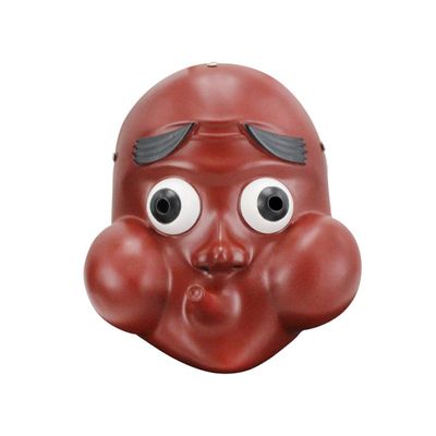 LOCHE Japanese Halloween Mask, Haganetsuka Hotaru Wearable Mask, Japanese Style Painted Masks for Halloween