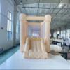 1.8 * 2.5m Mini Inflatable Bounce House, Inflatable Trampoline for Indoor and Outdoor Universal Portable Children's Inflatable Jumping Bed Easy to Build view 2
