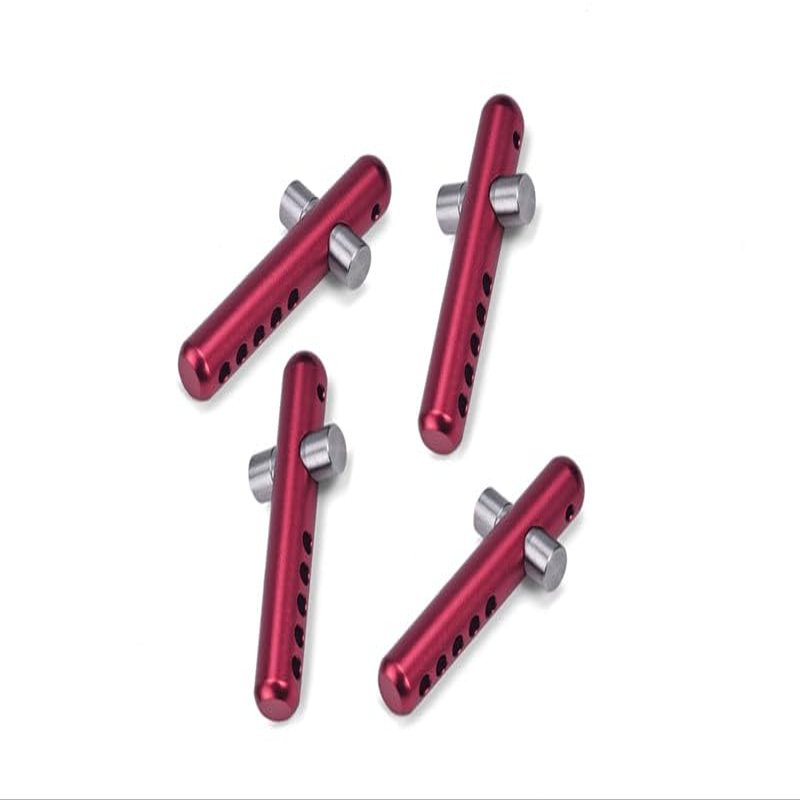 Aluminum 6061 + Stainless Steel Front+Rear Body Post for Arrma 1:7 Infraction 6S BLX-ARA109001 / Infraction 6S V2-ARA7615V2 Upgrade Parts - Red