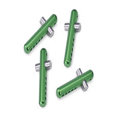 Aluminum 6061 + Stainless Steel Front+Rear Body Post for Arrma 1:7 Infraction 6S BLX-ARA109001 / Infraction 6S V2-ARA7615V2 Upgrade Parts - Green