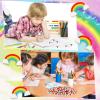 240 Pcs Mini Rainbow Erasers for Kids, St. Patrick's Day Cute Classroom Pencil Erasers for Party Favor, Home, School, Work, Rewards, Prizes, Gifts (Rainbow) view 3