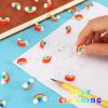 240 Pcs Mini Rainbow Erasers for Kids, St. Patrick's Day Cute Classroom Pencil Erasers for Party Favor, Home, School, Work, Rewards, Prizes, Gifts (Rainbow) view 4