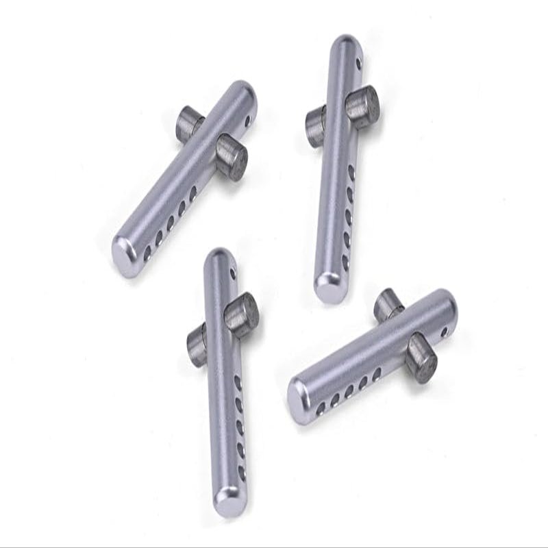 Aluminum 6061 + Stainless Steel Front+Rear Body Post for Arrma 1:7 Infraction 6S BLX-ARA109001 / Infraction 6S V2-ARA7615V2 Upgrade Parts - Silver