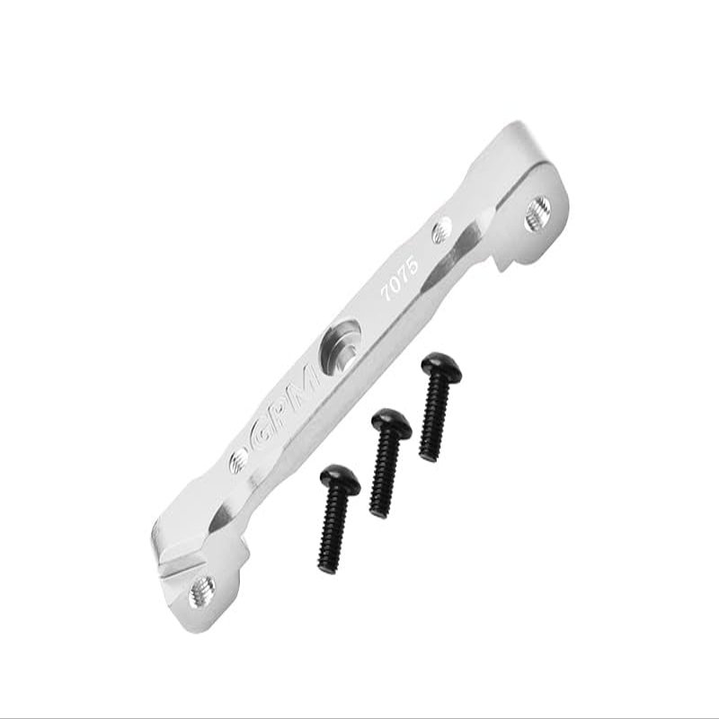 Aluminum 7075 Front Upper Suspension Mount for Arrma 1:8 KRATON/Outcast/Talion/Typhon/Notorious / 1:7 Infraction/Limitless/Mojave/FIRETEAM/Felony Upgrade Parts - Silver