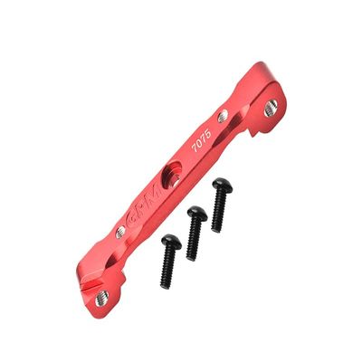 Aluminum 7075 Front Upper Suspension Mount for Arrma 1:8 KRATON/Outcast/Talion/Typhon/Notorious / 1:7 Infraction/Limitless/Mojave/FIRETEAM/Felony Upgrade Parts - Red