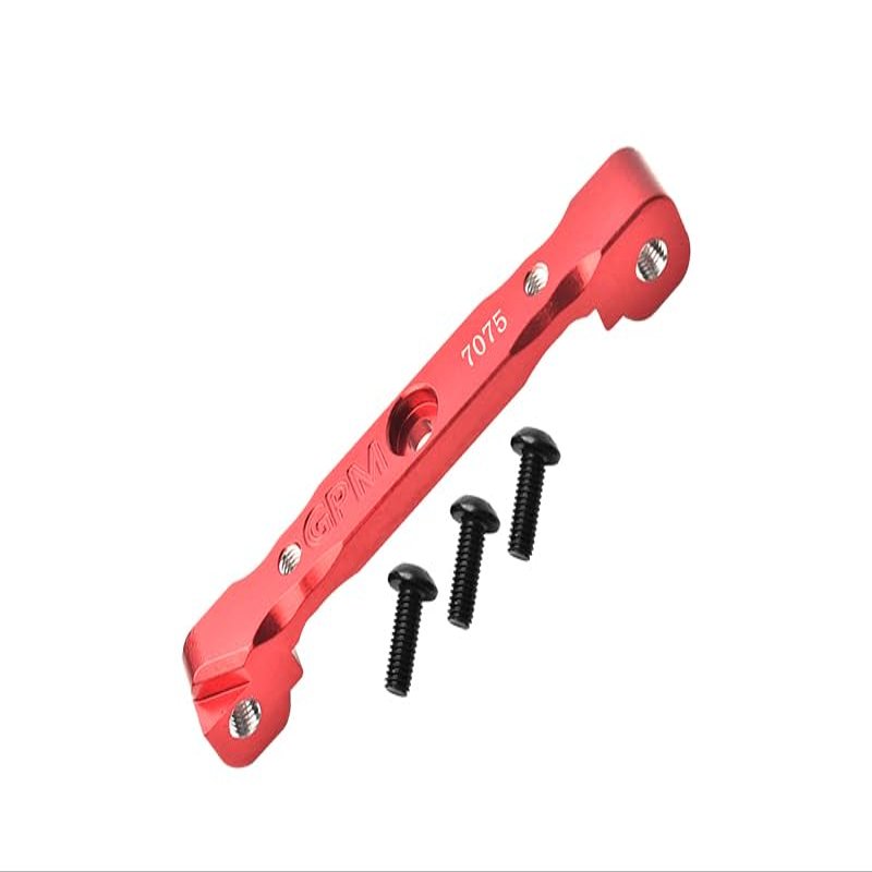 Aluminum 7075 Front Upper Suspension Mount for Arrma 1:8 KRATON/Outcast/Talion/Typhon/Notorious / 1:7 Infraction/Limitless/Mojave/FIRETEAM/Felony Upgrade Parts - Red