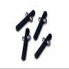 Aluminum 6061 + Stainless Steel Front+Rear Body Post for Arrma 1:7 Infraction 6S BLX-ARA109001 / Infraction 6S V2-ARA7615V2 Upgrade Parts - Black view 1