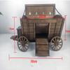 1/12 Medieval Soldier Scene Accessories Hus Chariot Wooden Model Ancient Roman Soldier Chariot view 2