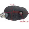 35000RPM Gearbox with 12V Motor for Power Wheels,12 Volt DC Motor High Speed Match Children's Ride On Car view 3