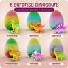 Dan&Darci Dinosaur Hatching Surprise Eggs for Kids - 6 Pack - Grows 600% - Dino Egg Easter Toys for Boys & Girls Age 3-8 - Gift Ideas, Party Favors, Basket Stuffers - Gifts for Girls Ages 3 4 5 6 7 8 view 3