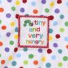 The Very Hungry Caterpillar Snuggle Blanket with Rattle and Crinkle, Green with Colorful Dot, 10 inch Square view 4